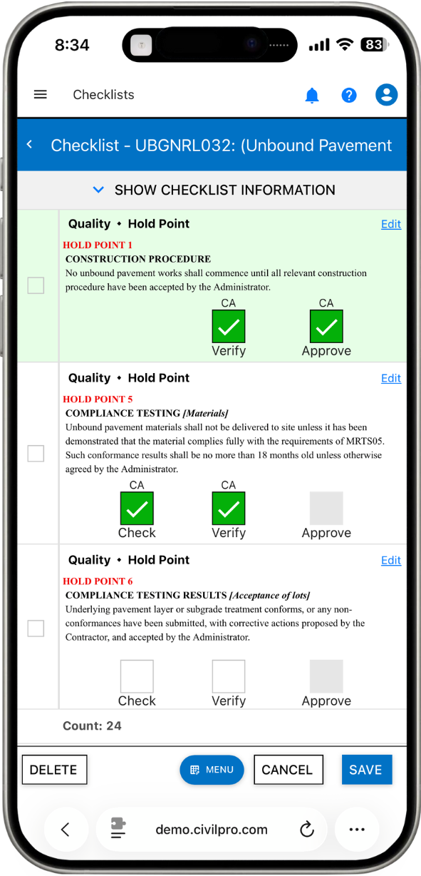 Using CivilPro in the Field (Tablet / Mobile) – CivilPro
