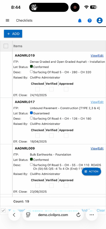 Using CivilPro in the Field (Tablet / Mobile) – CivilPro