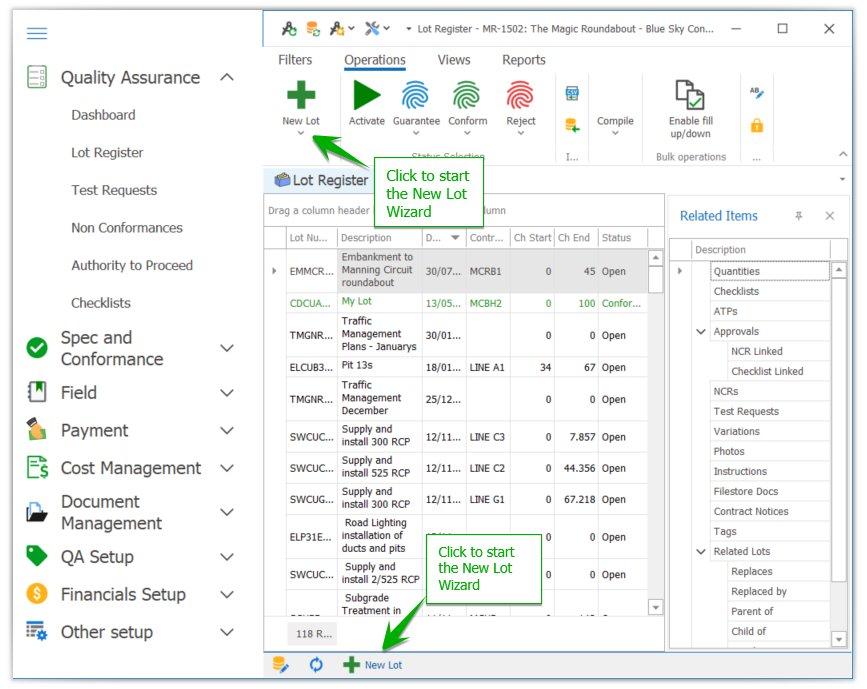 Adding, Updating and Deleting (D) – CivilPro