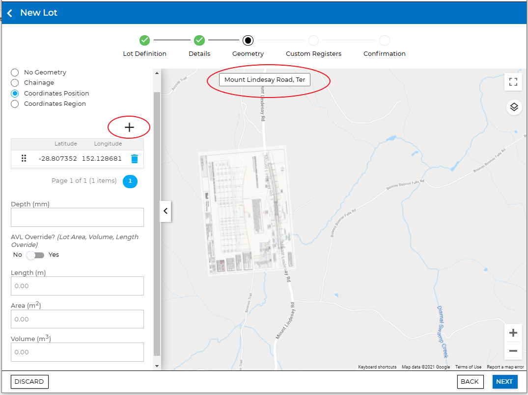 Create Lots – CivilPro
