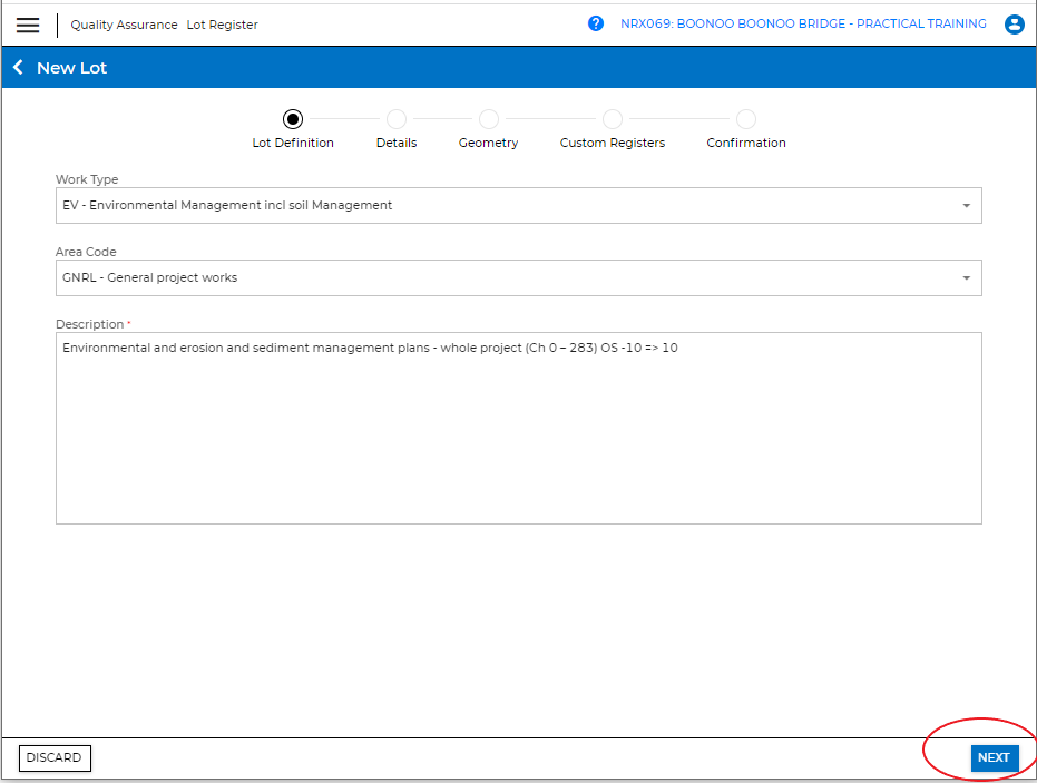 Create Lots – CivilPro